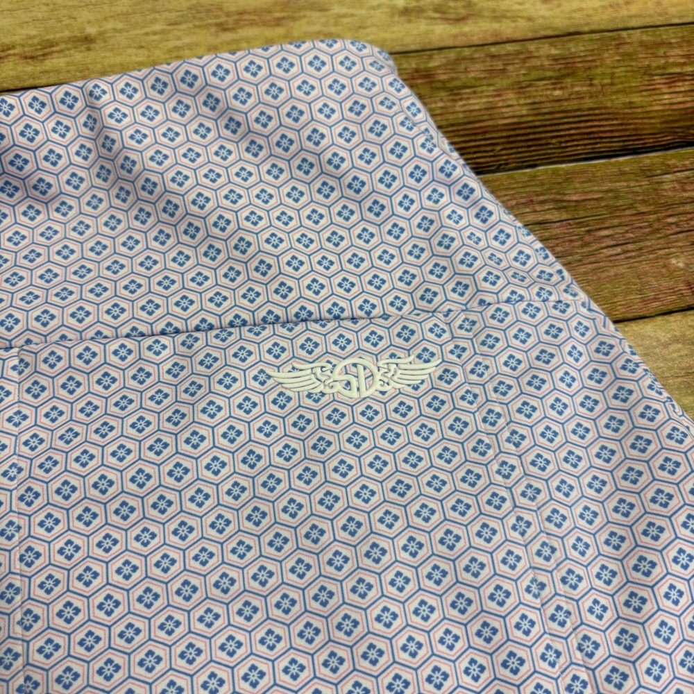 Tenniscore Grandmillennial Blokette Straight Down Geometric Athletic Skort Small - Picture 2 of 8
